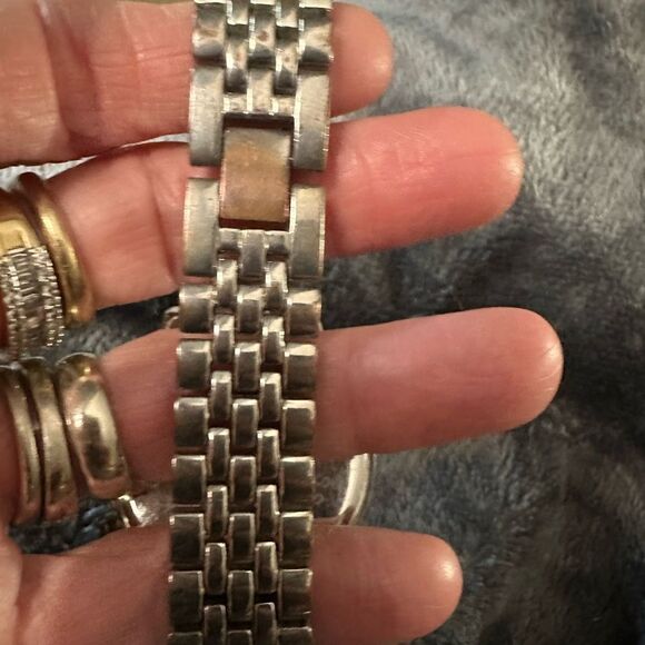 BKE Buckle Ladies Silver Watch with Crystal Accents - Picture 5 of 12